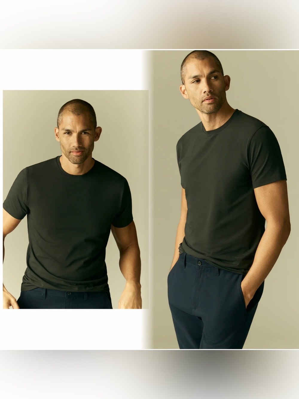 Mack Weldon Men's Classic Crew Neck T-Shirt - Black